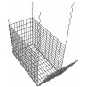 Gabion galvanisé 100x50x70 cm pour mur, muret et clôture
