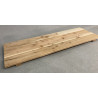 Assise de banc Douglas en bois massif + gabion déco 100x30x50 cm