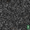 Pierre basalte noir 32-56 mm pour gabion en mailles fines 0.3m3 (Big bag 500 kg env)