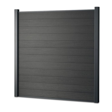 Travée effet bois gris anthracite Travée effet bois gris anthracite